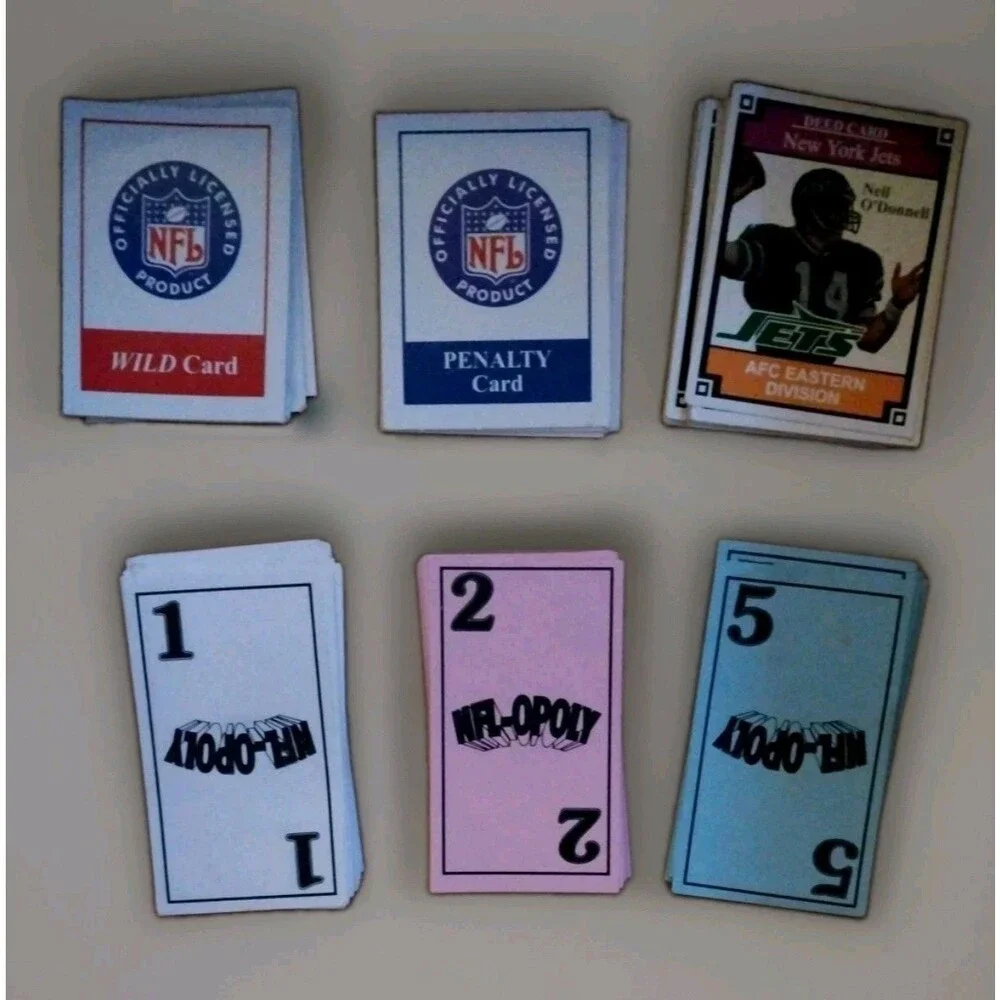 Vintage 1994 NFL-Opoly Board Game TDC Games Football Sports Complete